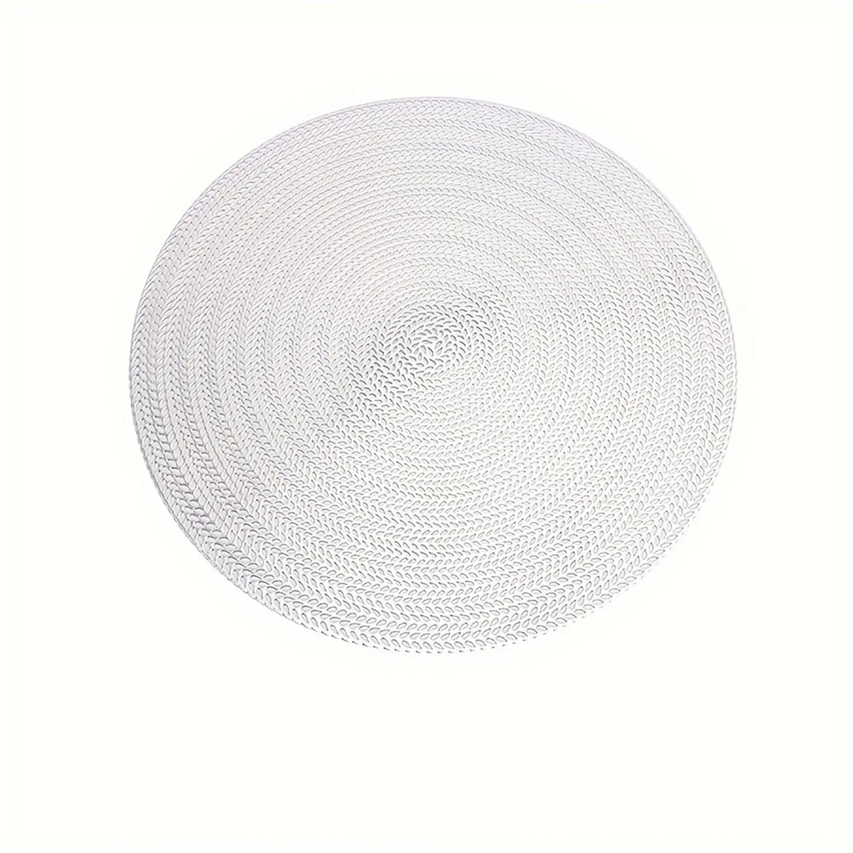 Set de table rond en PVC doré ou argenté - Univers De La Table