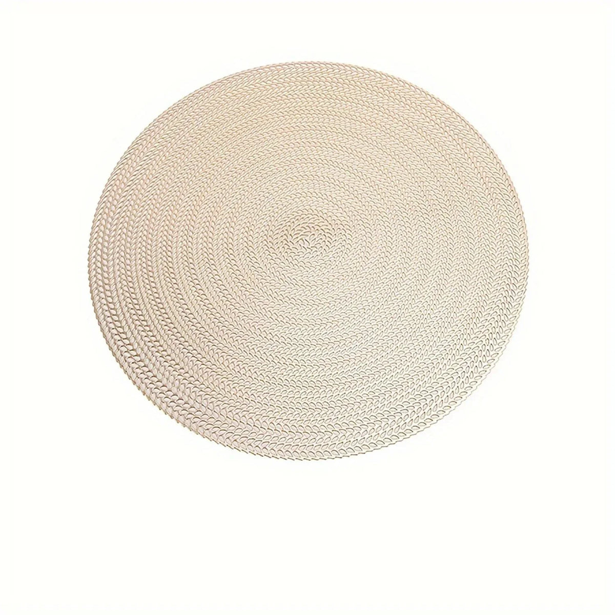 Set de table rond en PVC doré ou argenté - Univers De La Table