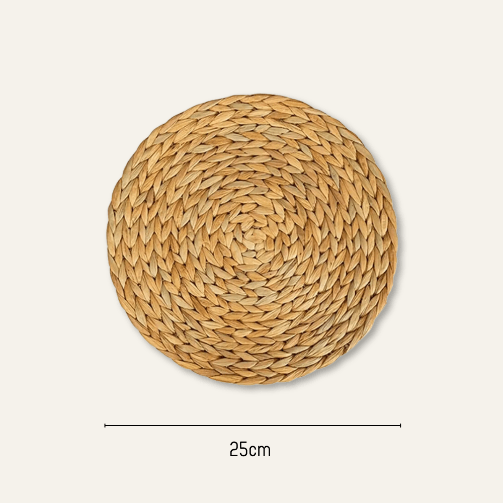 Set de table rond en rotin naturel, plusieurs tailles - Univers De La Table