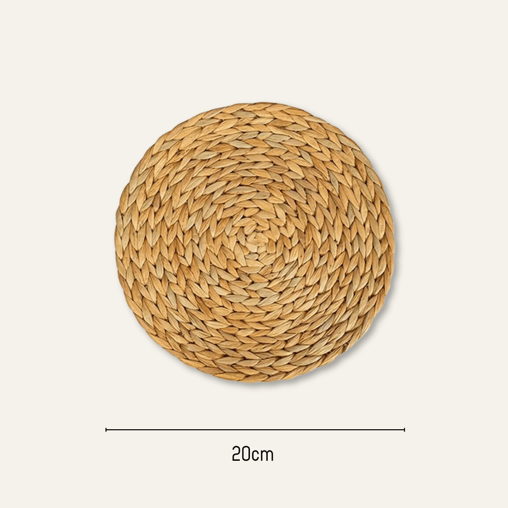 Set de table rond en rotin naturel, plusieurs tailles - Univers De La Table