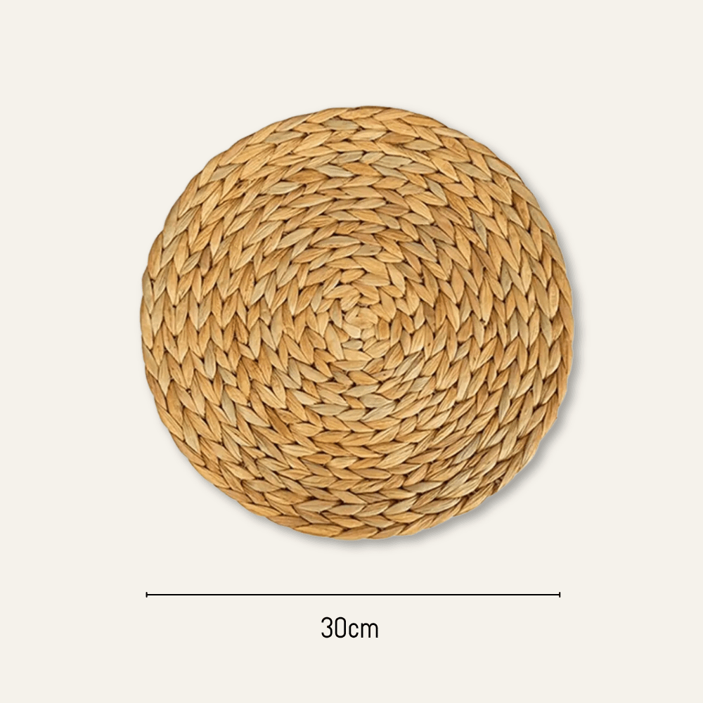 Set de table rond en rotin naturel, plusieurs tailles - Univers De La Table